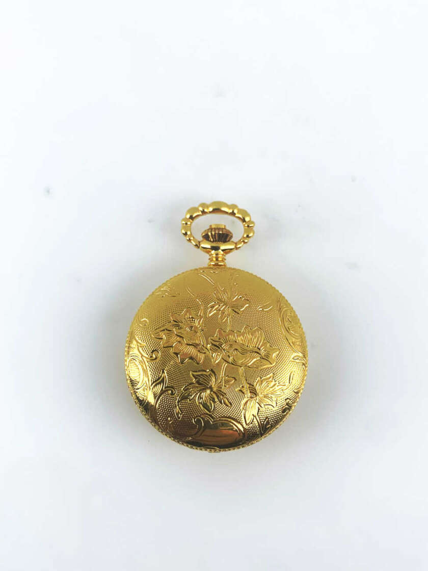 Orologio Perseo da tasca in acciaio dorato 80756/Q - immagine 2