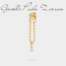 Mono orecchino Rue des mille  pendente goccia Athena ORZ-028 M2 AU  Orecchini Pendenti