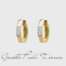Orecchini Rue des mille hoops ottagono SHAPES ORZ-020 M6 AU  Orecchini Schiona