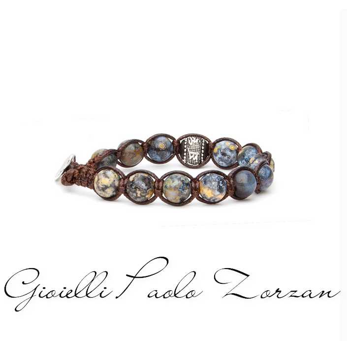 Bracciale Tamashii Ruota della Preghiera Blue Ocean stone BHS1100-269