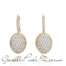 Orecchini Nanis "CILIEGINE" con boules pendenti in oro e diamanti (medi) OS27-583  Orecchini Pendenti