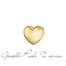 Elements Cuore Semplice in oro giallo ECF10363  Elementi per Bracciali