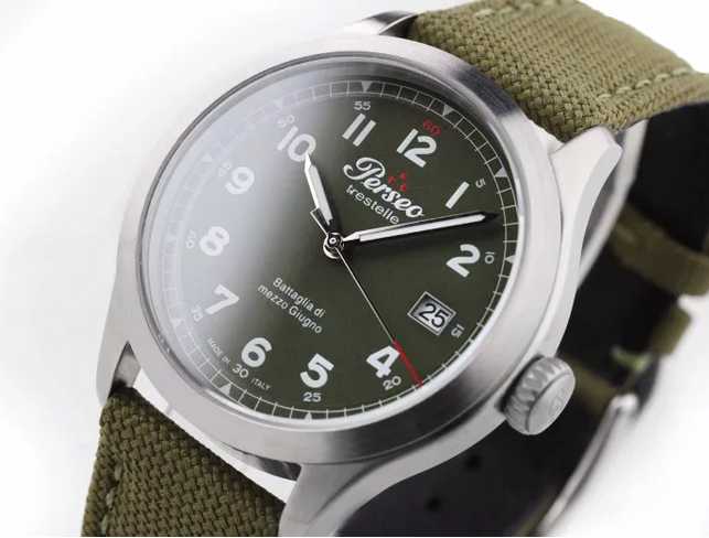 Orologio Perseo Battaglia di Mezzo Giugno Uomo in Acciaio 316L 11365.02 - immagine 2