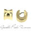 Orecchini Pittiesisi in argento placcato dorato OR 0578G   Orecchini Pendenti Orecchini Schiona