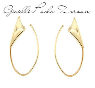 Orecchini Pittiesisi in argento placcato dorato OR 9670G   Orecchini Pendenti Orecchini Schiona