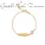Bracciale le bebe' Toys in oro giallo con unicorno e targhetta in oro giallo PMG178  Gioielli per bambini