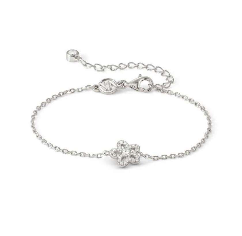 Bracciale nomination Sweet Madame Fiore con pavé di Cubic Zirconia  242005/010