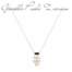 Collana Chiara its me Glamour Marta in oro giallo 9 kt con madreperla bianca, onice nero e diamanti labcrown GL/7  Girocolli