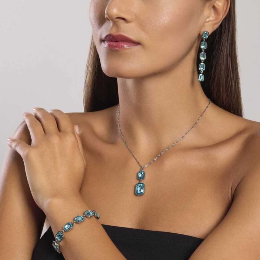 Bracciale kidult Style 01 con cristalli azzurri 831001 - immagine 2