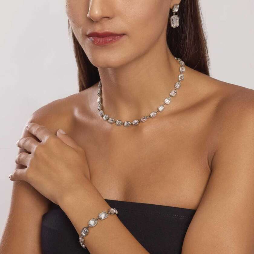 Bracciale kidult Style 01  con cristalli bianchi 831002 - immagine 2