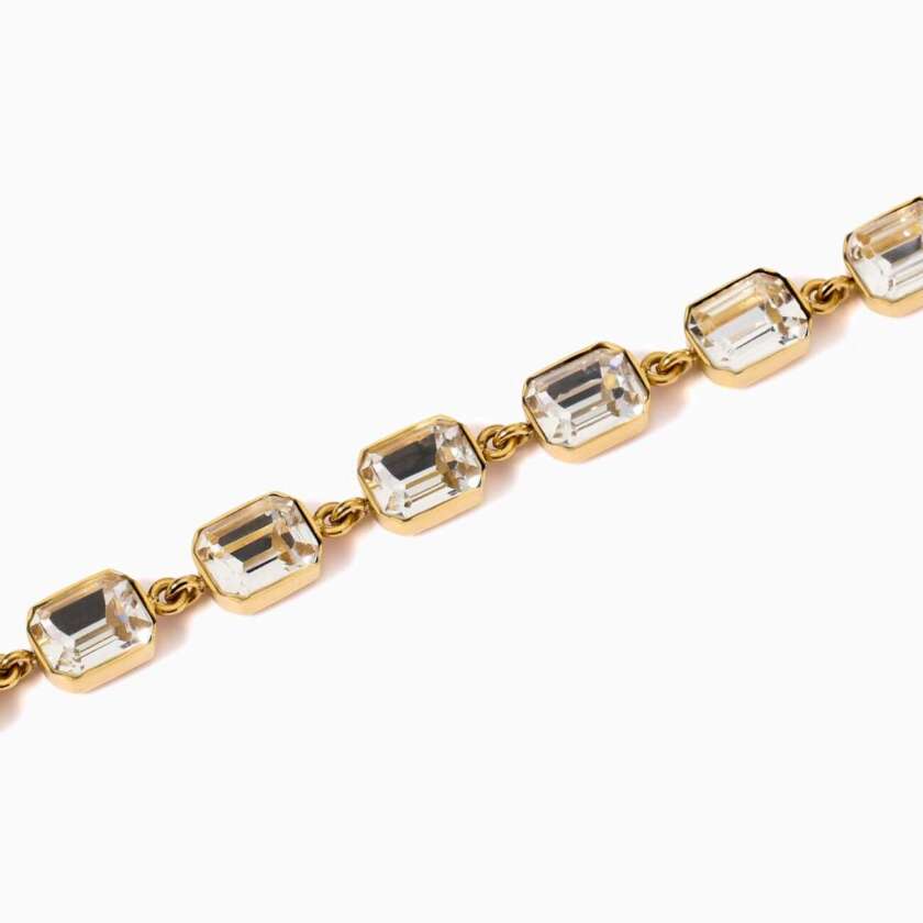 Bracciale kidult Style 01 dorato con cristalli bianchi  831003 - immagine 3
