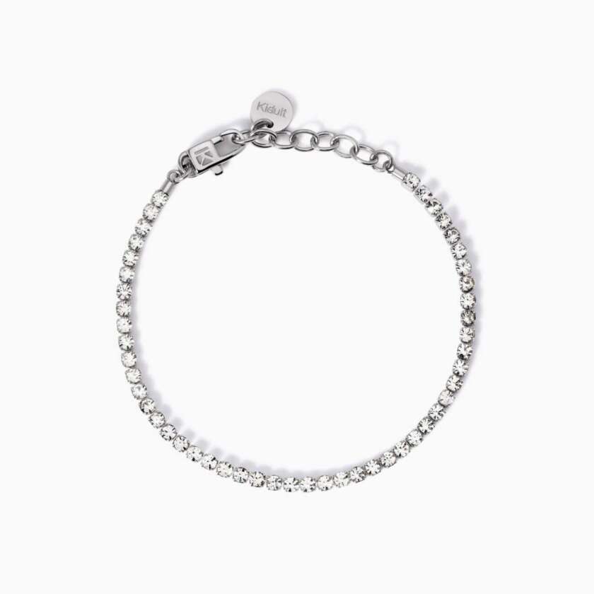 Bracciale kidult Style 11 tennis cristalli bianchi  831014