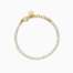 Bracciale kidult Style 11 tennis dorato con cristalli bianchi 831019  Bracciali Tennis