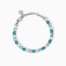 Bracciale kidult Style 12 tennis con cristalli bianchi e blu 831021  Bracciali Tennis