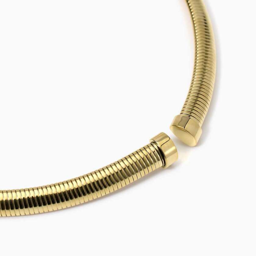 Girocollo kidult Style 13 tubogas in acciaio dorato 851031 - immagine 3