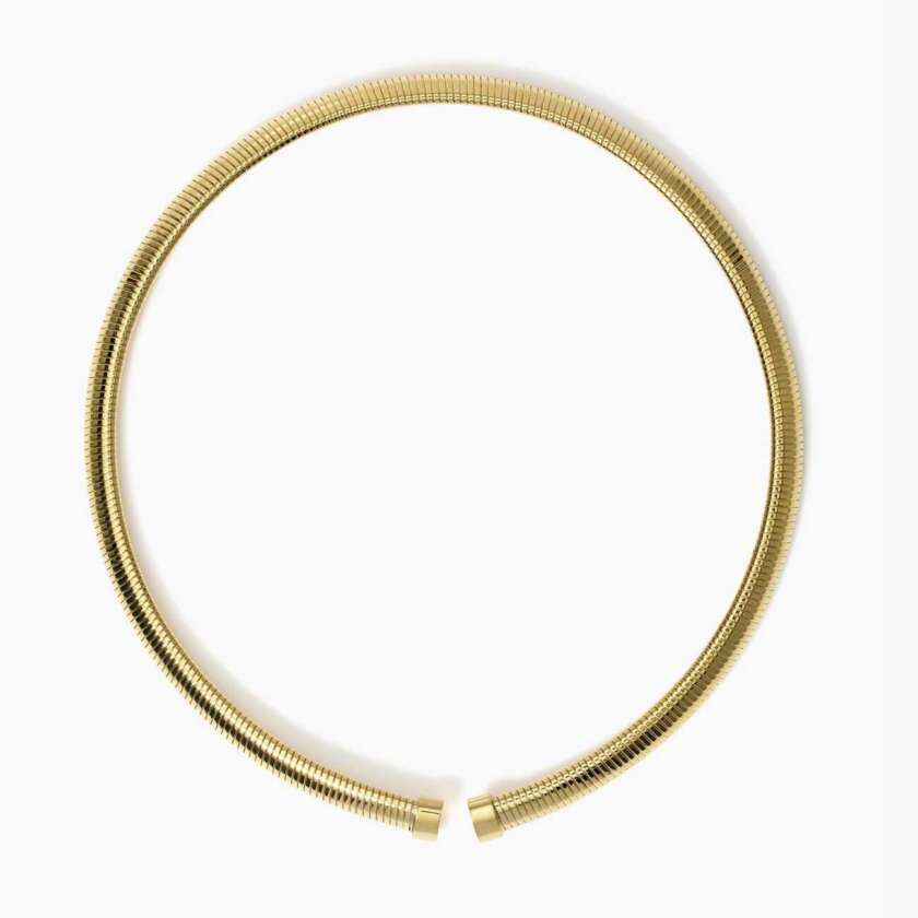 Girocollo kidult Style 13 tubogas in acciaio dorato 851031
