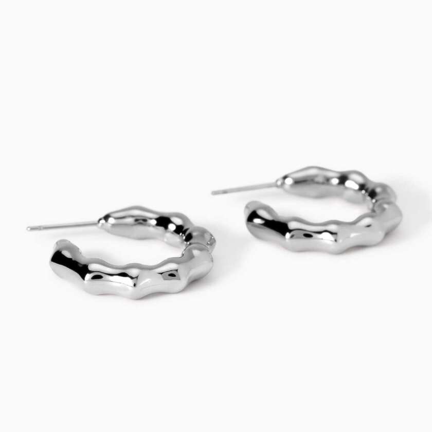 Orecchini kidult Style 20 bambù in acciaio 861053 - immagine 3