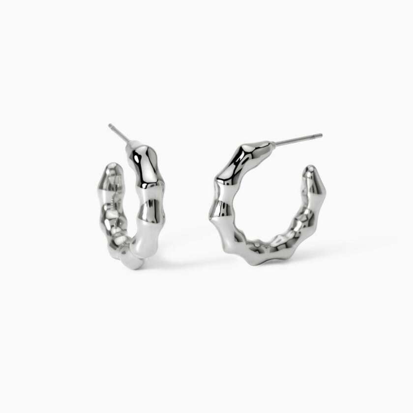 Orecchini kidult Style 20 bambù in acciaio 861053