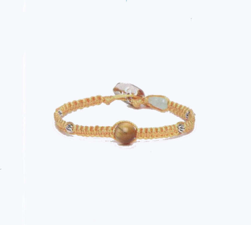 Bracciale Tamashii the silver&jade collection OCCHIO DI TIGRE  BHS919M-80