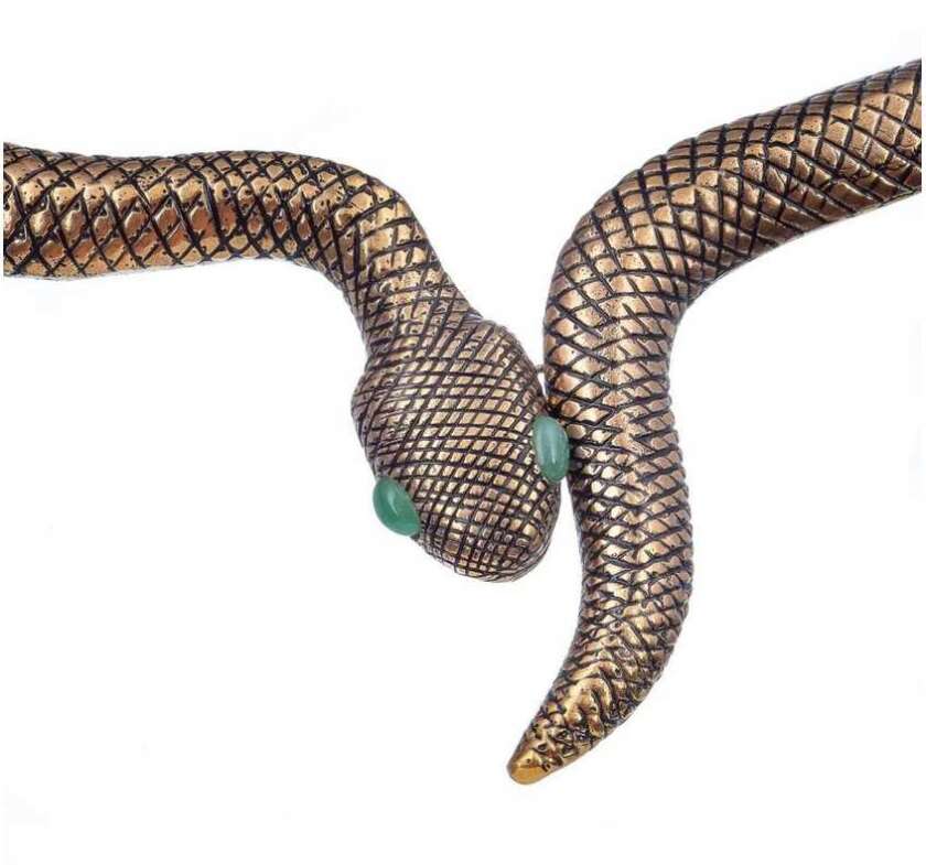 Collana Alcozer serpente semirigida in ottone C178CM23 - immagine 3