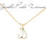 Collana con iniziale pendente D in oro giallo 18 kt SNAZ04  Collane con nome o iniziale