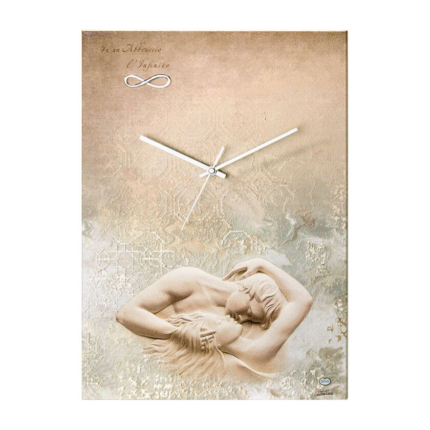 Orologio Acca da parete In un Abbraccio l’Infinito L.739OR