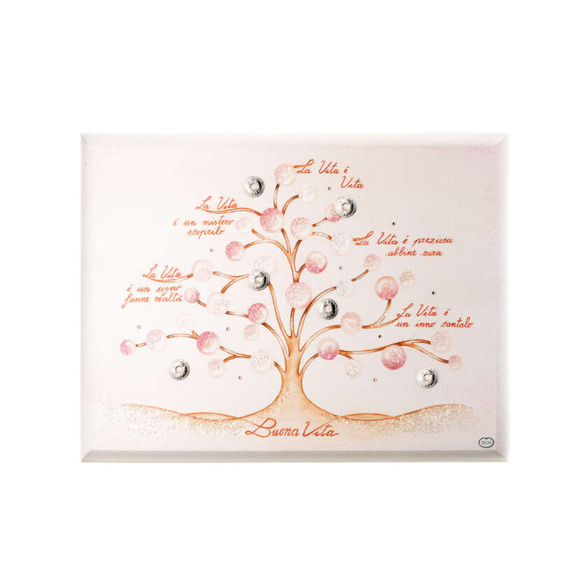 Quadro Acca Albero Buona Vita QD.102R30x40