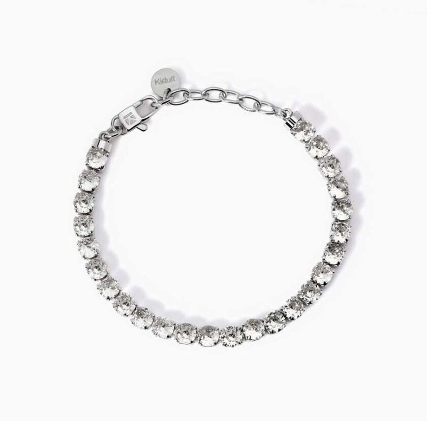 Bracciale kidult tennis con cristalli bianchi Style 12 831020