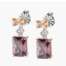 Orecchini Amen Cocktail Zirconi Brown e Champagne ECK2REBBRCHZ  Orecchini Pendenti