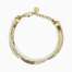 Bracciale Kidult dorato con catena e perle conchiglia 831046  Bracciali a Maglia