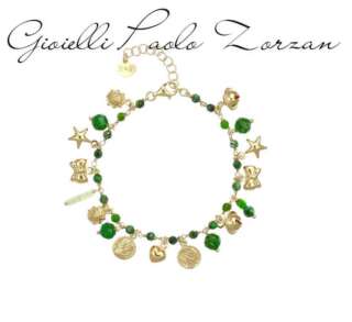 Bracciale IO&TE diopside e charm BRZADPDO  Bracciali a Maglia