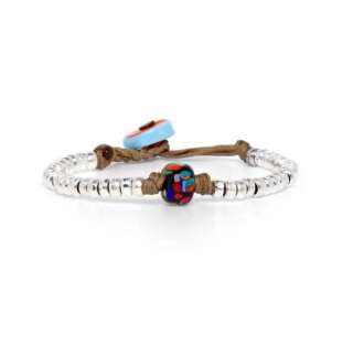 Bracciale Dandy Street Santino da uomo con Murrine veneziane DSSAN07  Bracciali