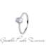 Anello Bliss Donna in oro bianco acquamarina e diamanti 20108478  Anelli