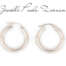 Orecchini a cerchio in oro bianco 9 kt DZC12-9KT  Orecchini Schiona