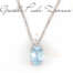 Collana con pendente in oro bianco 9 kt e zirconi DZC58-9KT  Girocolli