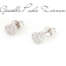 Orecchini cuore in oro bianco 9 kt e zirconi DZC51-9KT  Orecchini a Lobo