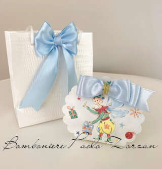 Scatolina porta confetti battesimo bimbo  BIMR/77  Matrimonio
