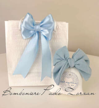Sacchetto porta confetti claraluna battesimo bimbo 23703  Battesimo