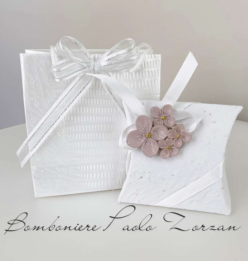 Scatola porta confetti con magnete in gesso matrimonio  MASR043