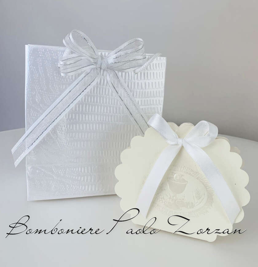 Scatolina porta confetti comunione cresima MASR054