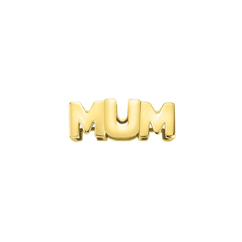 Scritta MUM piccola in oro giallo elements donna oro ECF10421