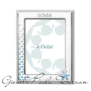 Cornice le bebe' per foto 10x15 cm sagoma bimbo e cuori LBC015  Cornici