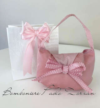 Sacchettino porta confetti  battesimo bimba MASR074  Battesimo