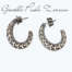 Orecchini ungarite Lorenzo Ungari in argento brunito ARTOR044  Orecchini Pendenti