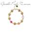 Bracciale Aquaforte Mignon con saponette satinate e pietre tonde sui toni del rosso H4182830  Bracciali