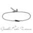 BRACCIALE MANO J CON CORNETTO MINI SMALTATO NERO E DIAMANTI BLACK BRC1004  Bracciali