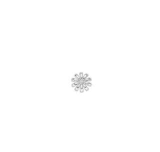 Elements fiore primavera in oro bianco e diamantino ECF13200.001  Elementi per Bracciali