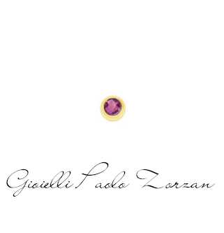 Elements Coriandoli in oro giallo e tormalina rosa ECY13318  Elementi per Bracciali