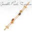 Bracciale Lorenzo Ungari in metallo dorato e ambra UNGAM007  Bracciali