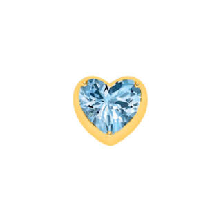 Elements corazon donna oro in oro giallo e topazio azzurro  ECY13312  Elementi per Bracciali